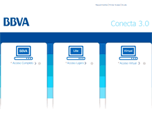 Tablet Screenshot of conectabbva.com